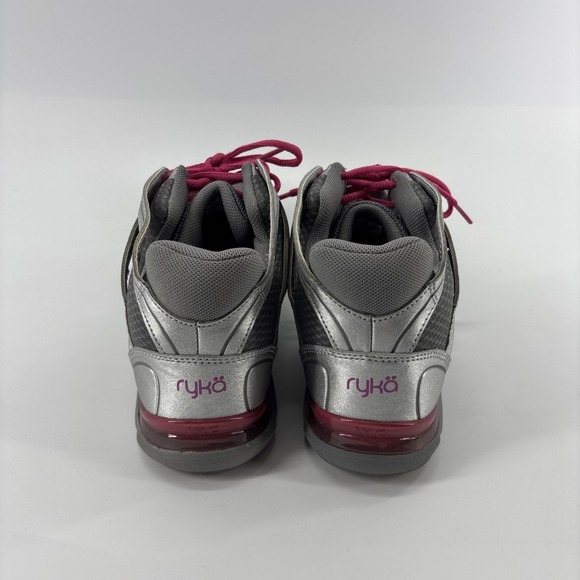 Ryka Women's Tenacity Cross Training Shoes Size 9.5M Gray Pink High Top Lace-up - Picture 4 of 8